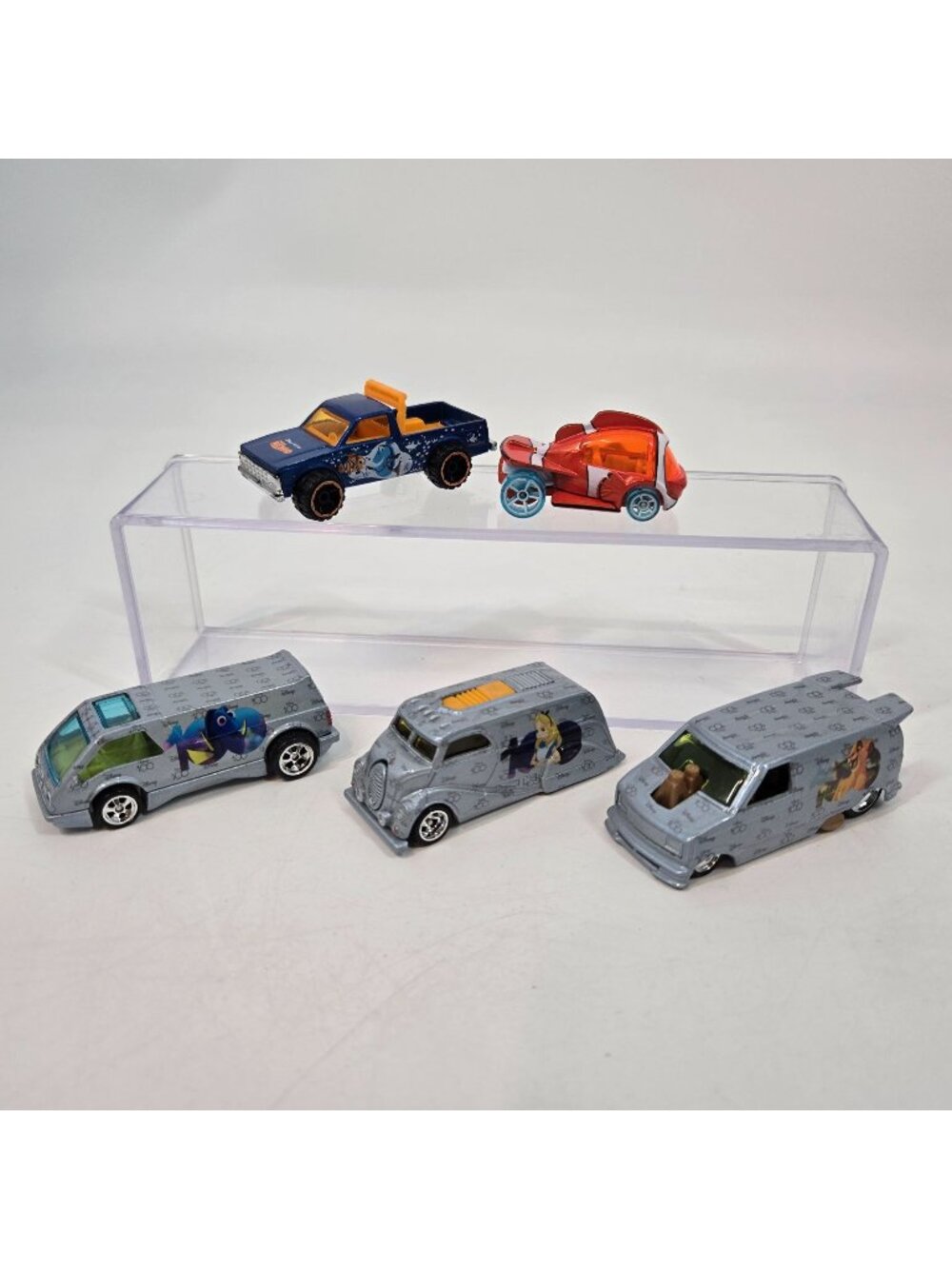 Disney Diecast Cars & Vehicles Lot Disney 100 Alice Finding Nemo Dory Lion King